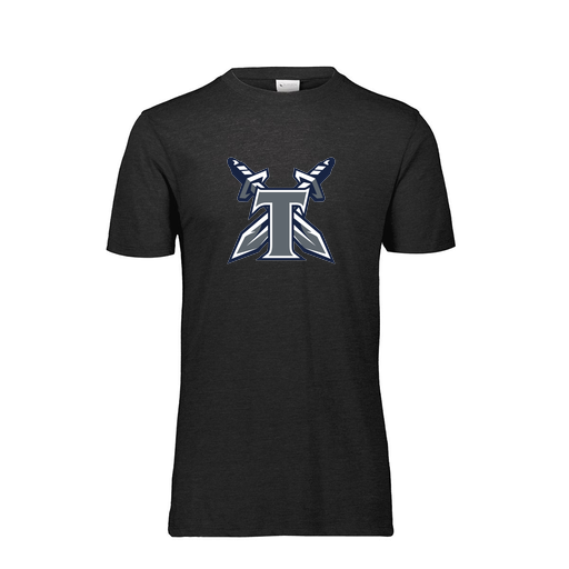 [FTSCUBBK-AS-LOGO2] Decker Men's Tri-Blend T-Shirt - Short Sleeve (Adult S, Black, Logo 2)