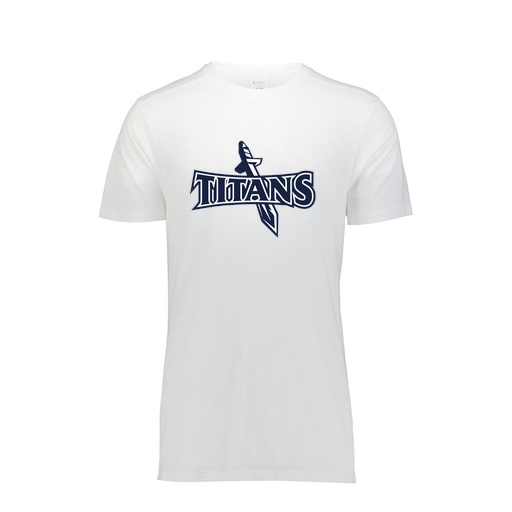 [FTSCUBWH-AS-LOGO1] Decker Men's Tri-Blend T-Shirt - Short Sleeve (Adult S, White, Logo 1)