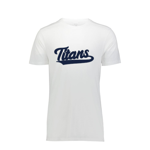 [FTSCUBWH-AS-LOGO3] Decker Men's Tri-Blend T-Shirt - Short Sleeve (Adult S, White, Logo 3)