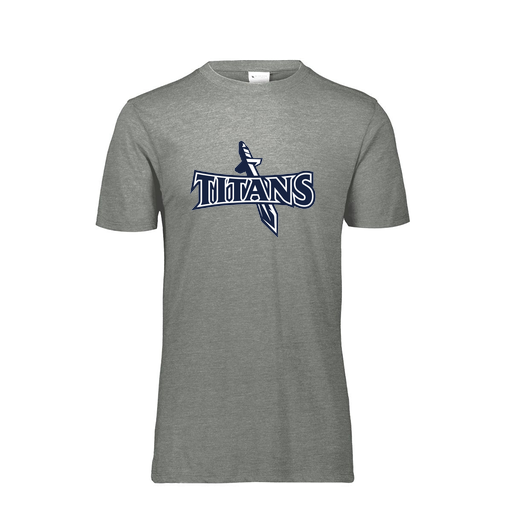 [FTSCUBGY-AS-LOGO1] Decker Men's Tri-Blend T-Shirt - Short Sleeve (Adult S, Gray, Logo 1)