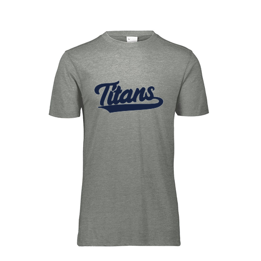 [FTSCUBGY-AS-LOGO3] Decker Men's Tri-Blend T-Shirt - Short Sleeve (Adult S, Gray, Logo 3)