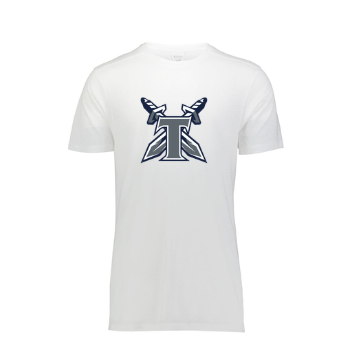 [FTSCUBWH-YS-LOGO2] Decker Youth Tri-Blend T-Shirt - Short Sleeve (Youth S, White, Logo 2)