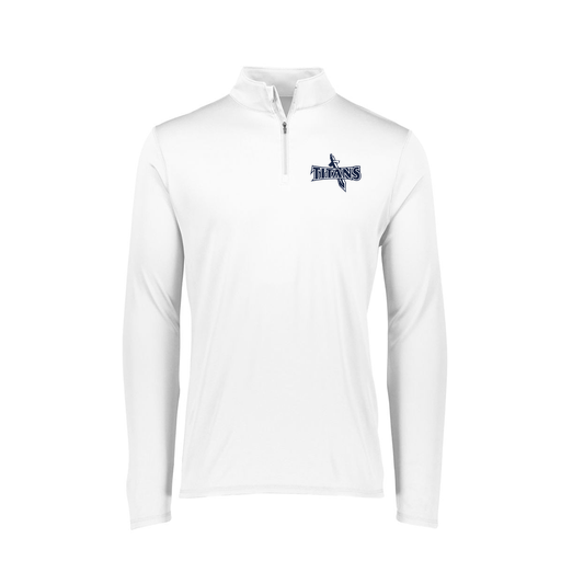 [FTLQFLWH-FAXS-LOGO1] Decker Women's Flex-Lite 1/4 Zip Shirt (Female Adult XS, White, Logo 1)