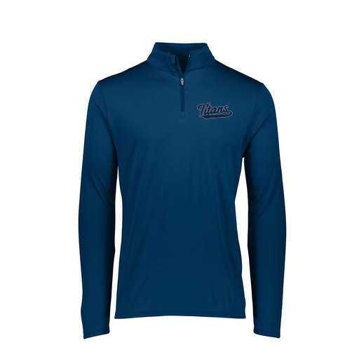 [FTLQFLNV-FAXS-LOGO3] Decker Women's Flex-Lite 1/4 Zip Shirt (Female Adult XS, Navy, Logo 3)