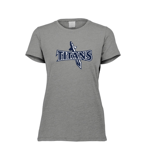 [FTSCUBGY-FAXS-LOGO1] Decker Women's Tri-Blend T-Shirt - Short Sleeve (Female Adult XS, Gray, Logo 1)