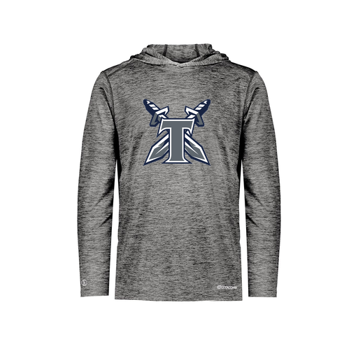 [FOLHCGBK-AS-LOGO2] Decker Men's Charge Hoodie (Adult S, Black, Logo 2)