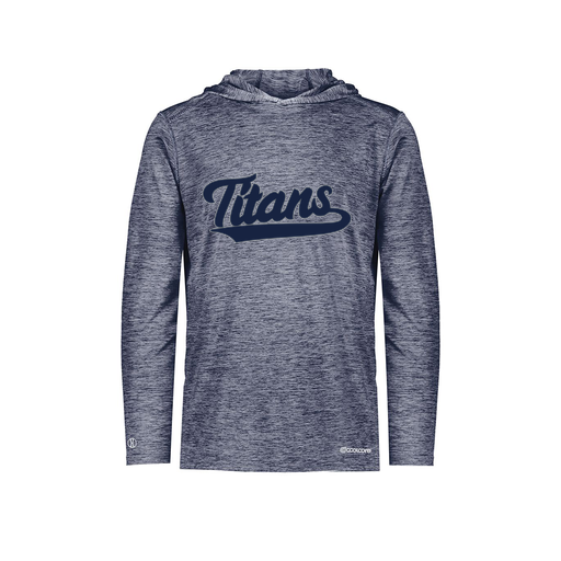 [FOLHCGNV-AS-LOGO3] Decker Men's Charge Hoodie (Adult S, Navy, Logo 3)