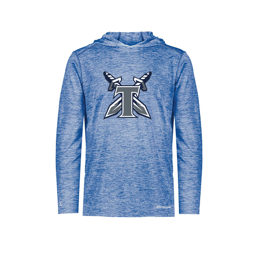 [FOLHCGRY-AS-LOGO2] Decker Men's Charge Hoodie (Adult S, Royal, Logo 2)