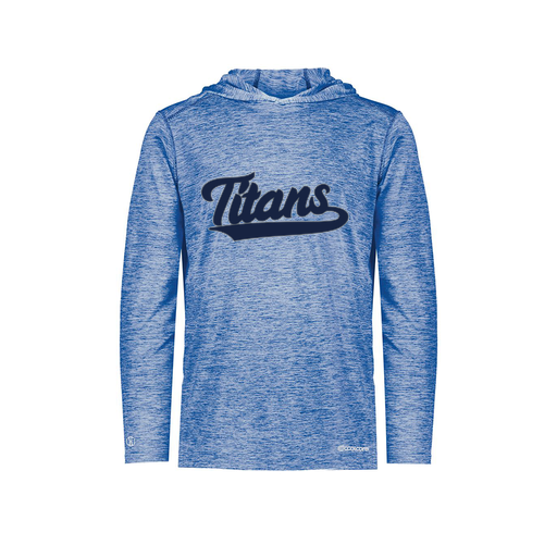 [FOLHCGRY-YS-LOGO3] Decker Youth Charge Hoodie (Youth S, Royal, Logo 3)